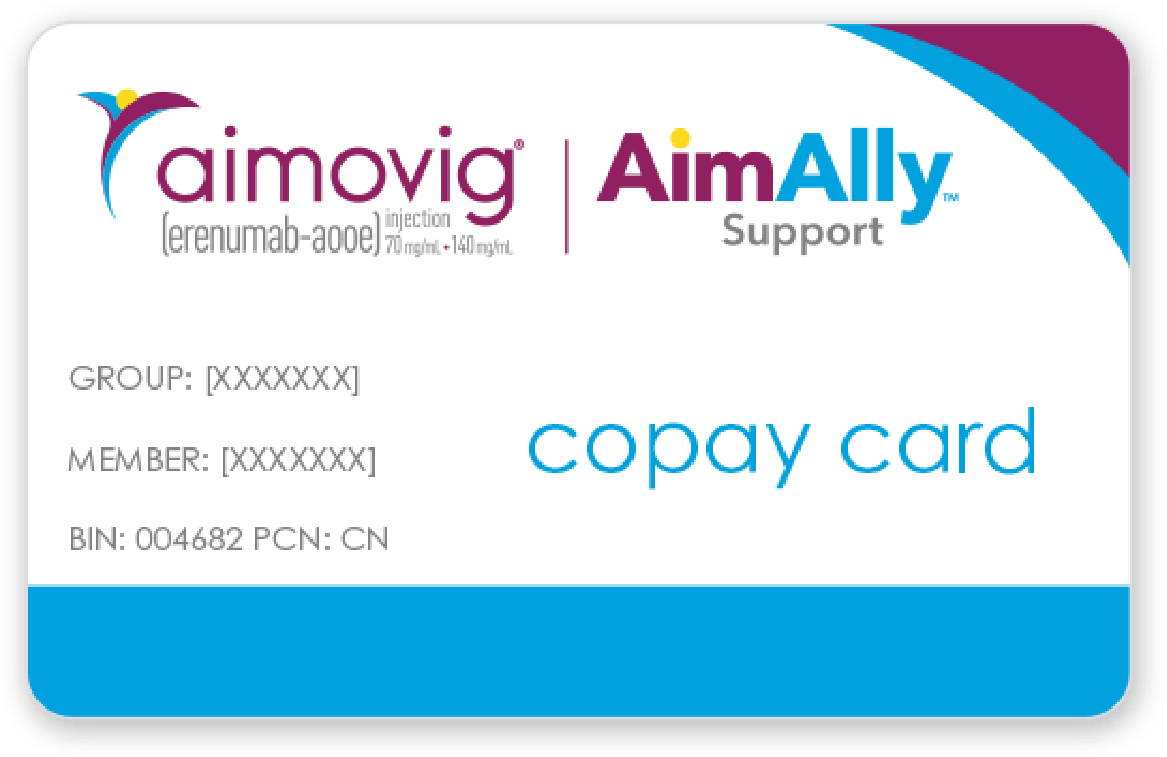 Cost & Access Information Aimovig (erenumabaooe)