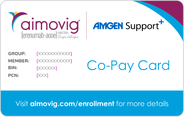 Front of Co-Pay Card